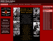 Tablet Screenshot of photos1.militiarider.com