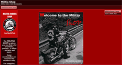 Desktop Screenshot of militiashop.militiarider.com