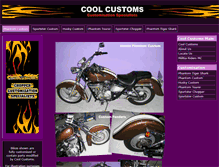 Tablet Screenshot of coolcustomsbikes1.militiarider.com